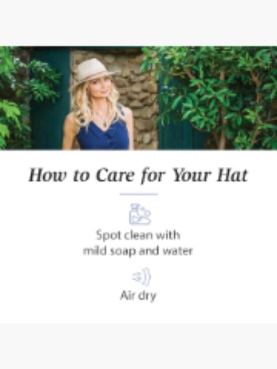 UPF 50+ Packable Fedora Sun Hat for Women - Adjustable Petite Travel Hat main image 5